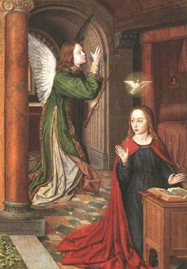 Master of Moulins The Annunciation oil painting image
